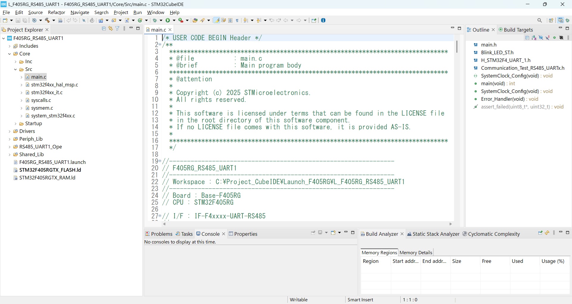 F405RG_RS485_UART1_main